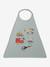 Pack of 3 large bibs for kids aqua green+rose 