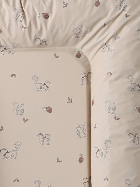 Changing Mat, Lion Cub ecru+printed beige+printed green+printed pink+twine+White/Print 