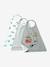 Pack of 3 large bibs for kids aqua green+rose 