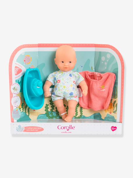 Mini bath baby doll set multicoloured 