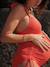 Maternity Swimsuit, Porto Vecchio by CACHE COEUR black+orange 