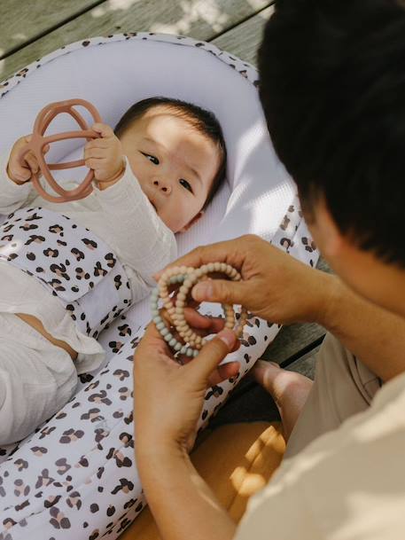 Doomoo Cocoon Progressive Baby Nest, by BABYMOOV grey+printed beige 