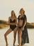 Maternity two-piece swimsuit black 