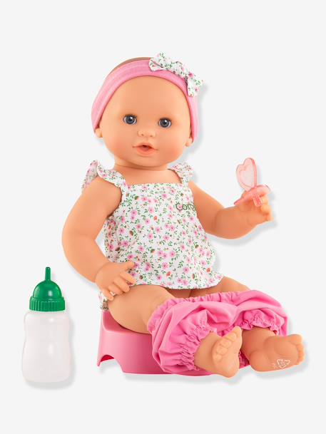 Emma doll pees flowery rose 