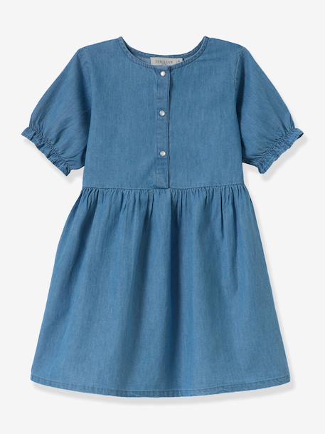 Short denim dress stone 