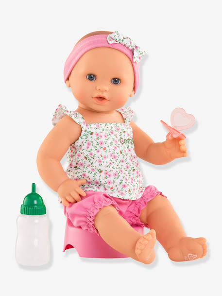 Emma doll pees flowery rose 