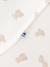 Baby sleeping bag with bear pattern white 