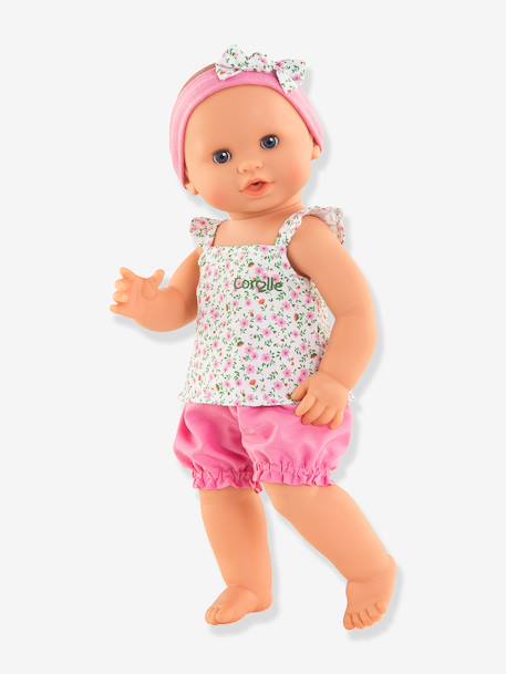 Emma doll pees flowery rose 