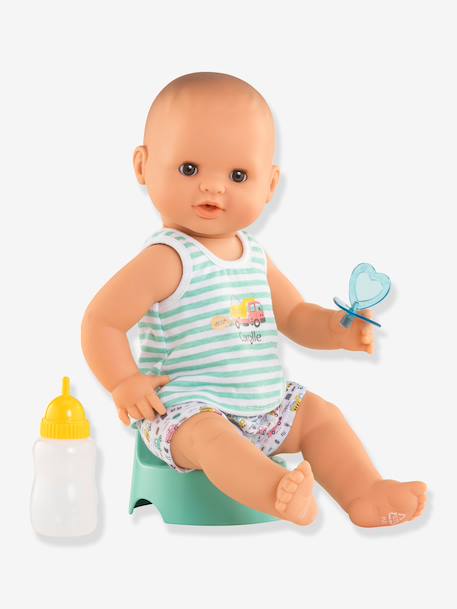 Paul wets the big baby doll green 