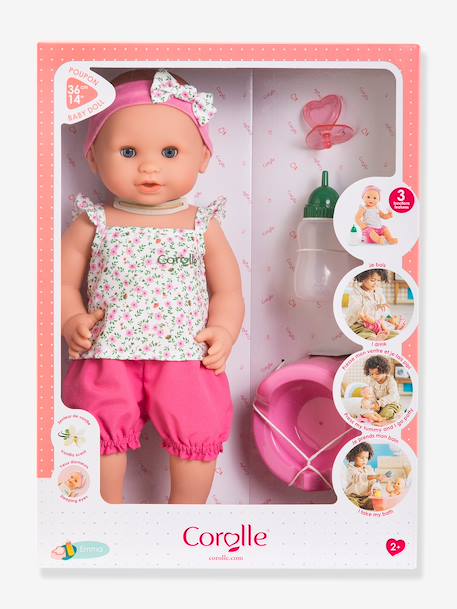 Emma doll pees flowery rose 