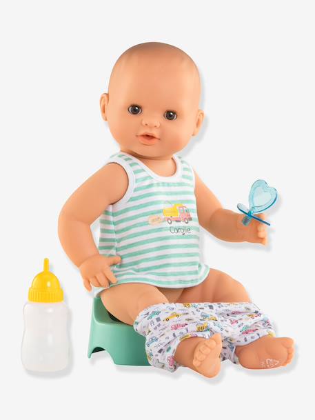 Paul wets the big baby doll green 