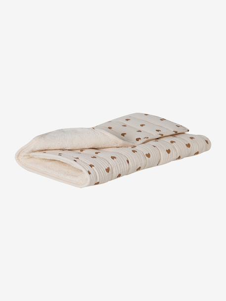 24-hour bag MAMA TEDDY cappuccino+ecru+printed white 