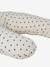 Heart print nursing pillow ecru 