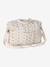 24-hour bag MAMA TEDDY cappuccino+ecru+printed white 
