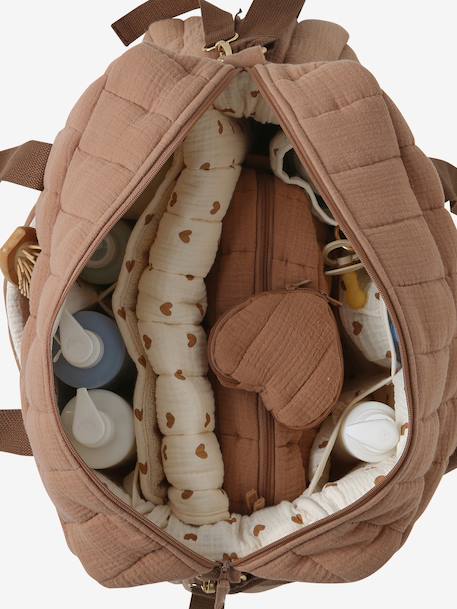 24-hour bag MAMA TEDDY cappuccino+ecru 
