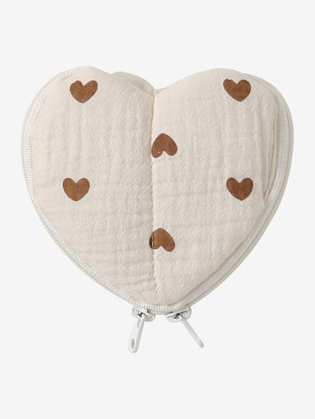 24-hour bag MAMA TEDDY cappuccino+ecru+printed white 