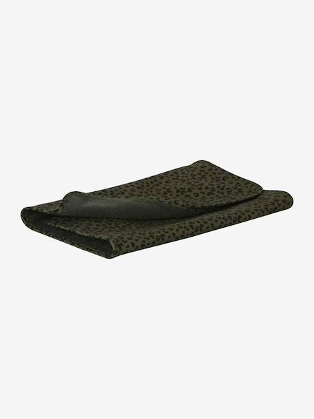 Leopard Changing Bag, Canvas Club khaki+printed beige+twine 
