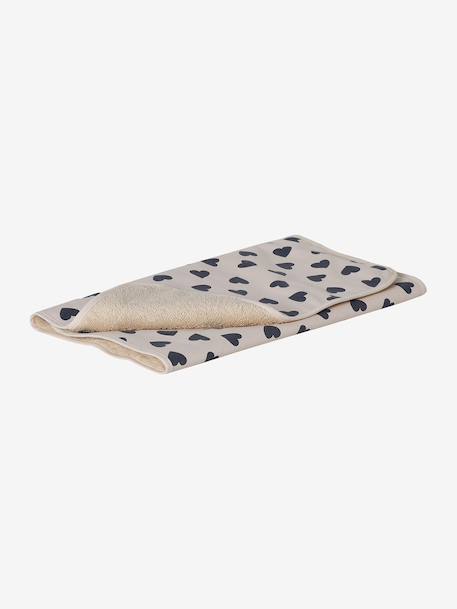 Leopard Changing Bag, Canvas Club printed beige+twine 