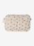 24-hour bag MAMA TEDDY cappuccino+ecru+printed white 
