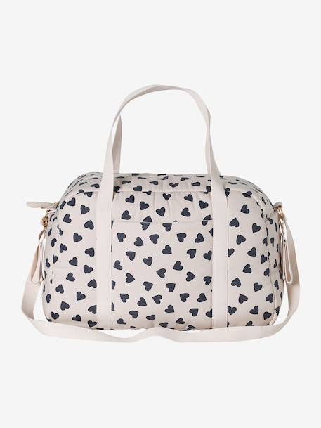 Leopard Changing Bag, Canvas Club printed beige+twine 