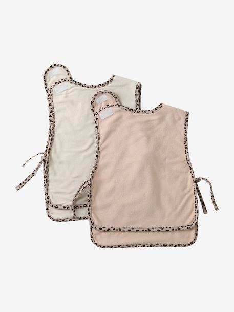 Pack of 2 Lovely Leo apron bibs hazel+sage+twine 