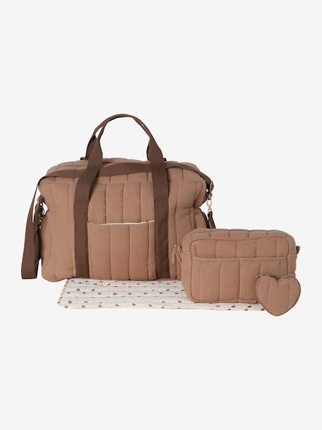 24-hour bag MAMA TEDDY cappuccino+ecru 