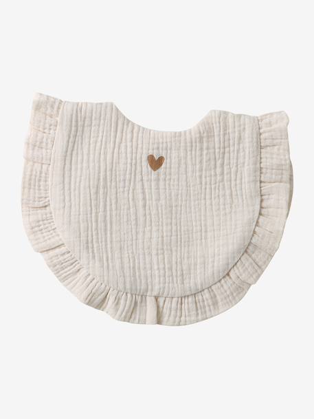 Pack of 3 bohemian bibs blush+sage 