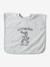 Set of 3 Animals Bibs, Easy to Put On ecru+sage 