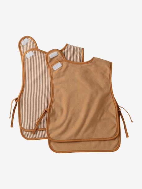 Pack of 2 Lovely Leo apron bibs hazel+sage+twine 