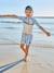 UV protective swimwear set sky blue 