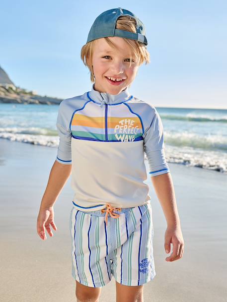 UV protective swimwear set sky blue 