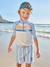 UV protective swimwear set sky blue 