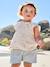 Girl's short-sleeved blouse ecru 