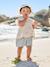 Girl's short-sleeved blouse ecru 