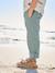 Turn-up trouser for boys emerald green 