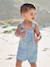 Denim short dungarees for baby boys double stone 