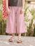 Wide-Leg, Lyocell Bermuda Shorts for Girls khaki+lilac 