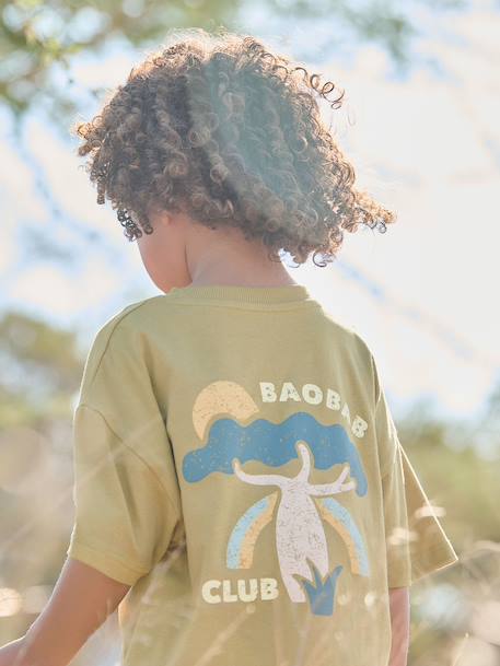 Boy's short-sleeved t-shirt cumin 