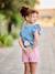 Colourful Shorts, Easy to Put On, for Girls aqua green+coral+mauve 