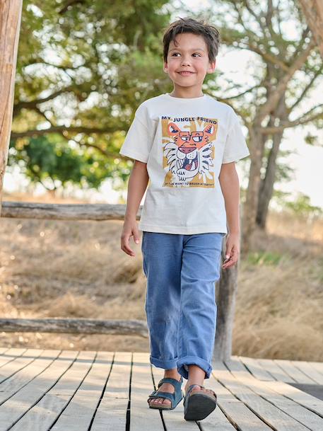 Lightweight medium trouser for boys blue 