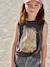 Printed T-Shirt for Girls anthracite+ecru 