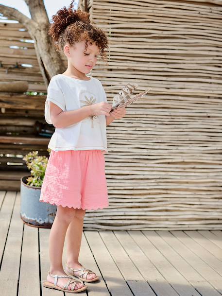 Shorts for Girls rose 