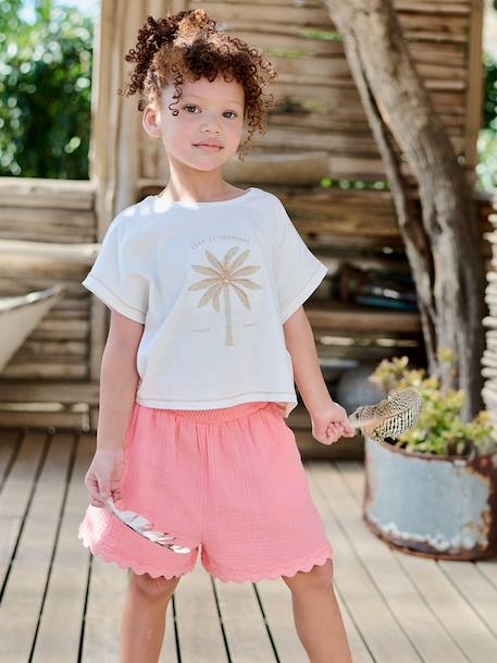 Shorts for Girls rose 