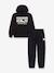Hooded sweatshirt and trousers set black 