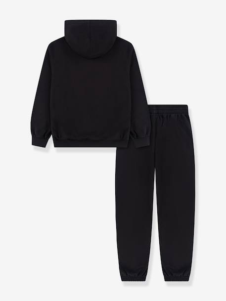 Hooded sweatshirt and trousers set black 