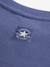 Relaxed boxy sweatshirt for girl navy blue 