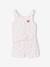 Girl's cotton pyjama short set with cami top ecru 
