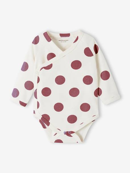 Pack of 5 Long Sleeve Bodysuits for Newborn Babies rosy 