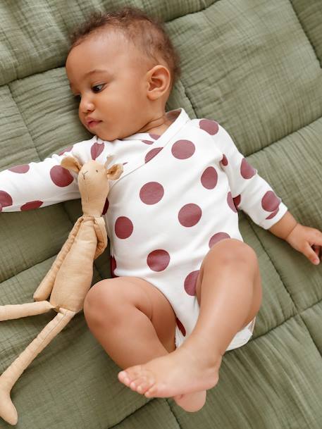 Pack of 5 Long Sleeve Bodysuits for Newborn Babies rosy 