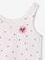 Girl's cotton pyjama short set with cami top ecru 